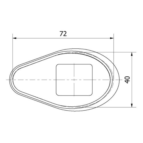 Antennatalp gumitömítés HOSSZÚKÁS Zafira A, Combo C, Tigra A, Tigra B, Astra G Coupe